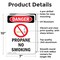 Signmission Propane No Smoking Danger Sign, Aluminum, 7in W x 10in L, 2PK OS-2PACK-DS-A-710-V-1540 - alternate 5